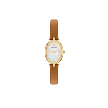 【EMPORIO ARMANI】優雅氣質 珍珠母貝 女錶 -34mm AR11780