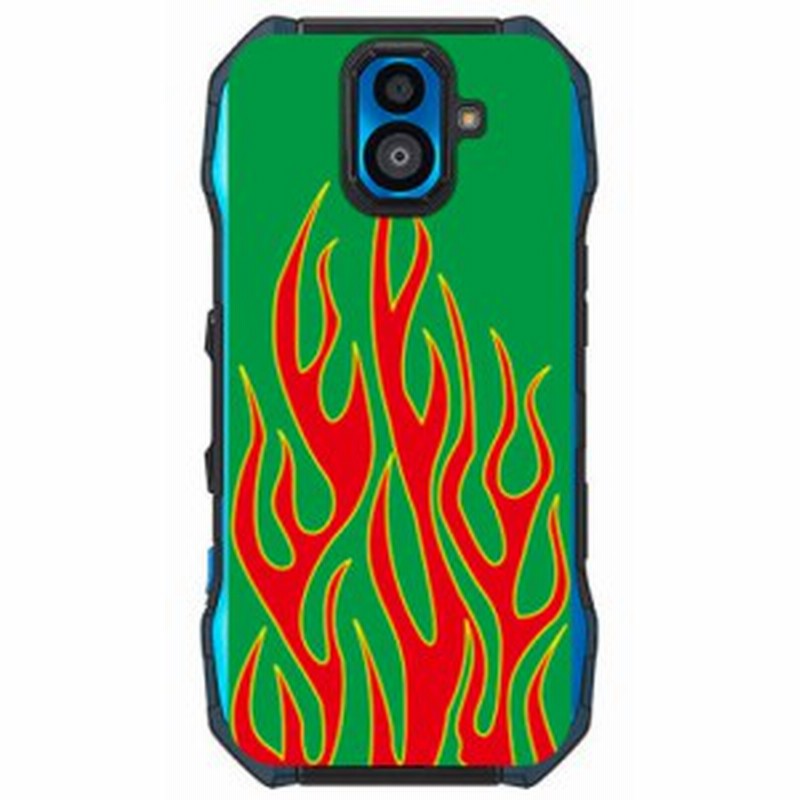 ファイヤーパターン グリーン レッド クリア For Torque G04 Kyv46 Au Second Skin 通販 Lineポイント最大1 0 Get Lineショッピング