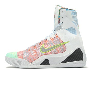 Nike 籃球鞋 Kobe IX Elite High Protro 男鞋 白 橘 綠 高筒 復刻 針織鞋面 FZ7335-101