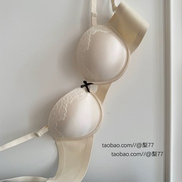 “光感”圓球立體杯~ 法式輕奢緞面內衣女小胸聚攏顯大上託文胸罩