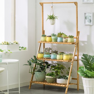 【AOTTO】懸掛式可調節三層花架(HA-023)