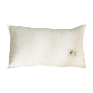 HONDONI 4D人體工學羽絲絨紓壓枕 側睡枕 全棉水洗  60 x 40cm  白色