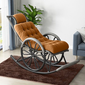 搖椅 搖椅藤椅成人午睡躺椅客廳陽臺懶人椅逍遙椅老人休閑搖搖椅藤搖椅