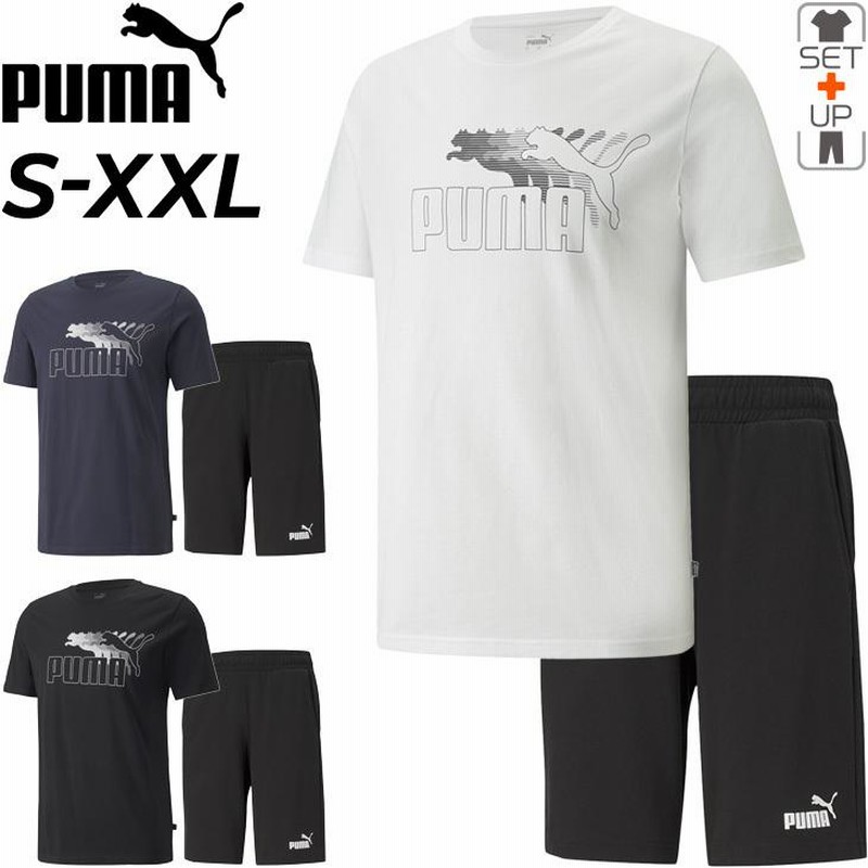 半袖Tシャツ ハーフパンツ 上下 セットアップ メンズ/プーマ PUMA