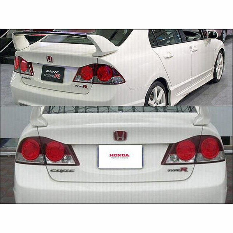 シビックFD2【HONDA】ホンダCIVICタイプR純正JPエンブレム-リアType-R 