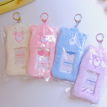 《CareBears》🇯🇵日本｜彩虹熊絨毛票卡零錢收納包