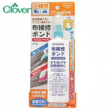 日本製Clover可樂布料接著劑衣褲裙修補膠水68-039(乾燥後可水洗)