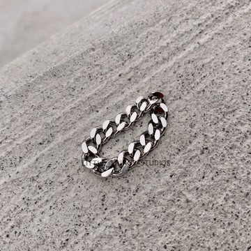 鏈戒 鍊戒 軟戒 鏈條 戒指 鈦鋼 現貨 實拍 韓國同款 麻花 情侶 男 女 個性 歐美 簡約 銀 對戒 中性