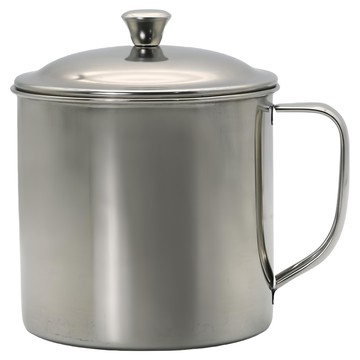 銀世代 304不鏽鋼杯 10cm 750ml  1個  不鏽鋼色