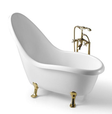 【麗室衛浴】BATHTUB WORLD H-249-1 高枕無憂 淑女缸 1500*710*1150mm