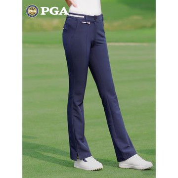 美國PGA 高爾夫女褲春季女士喇叭長褲女裝球褲衣服運動女窄腳褲子