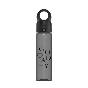 磁吸水壺 AquaStand Tritan 800cc - 附吸管 黑 - 好日曆 GOODAY (星期安有限公司) - 大好日子  (黑字款）