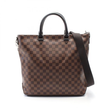 LOUIS VUITTON LV 路易威登 棕色 棋盤格帆布 Jake 两用包 N41559 【二手名牌BRAND OFF】