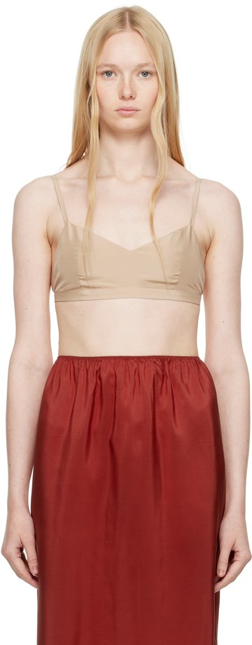 Carven 米色文胸