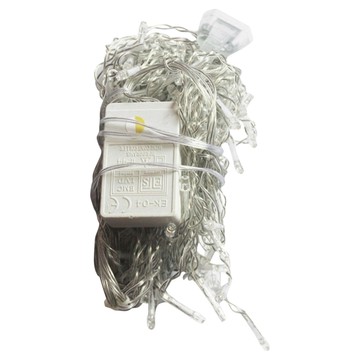 LED透明線 USB串燈 10公尺 100LED燈  暖白色 + 白色  1組