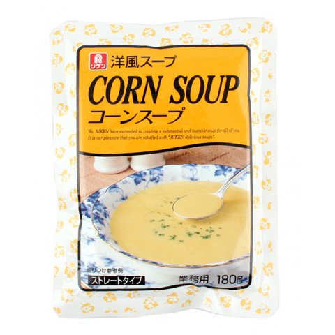 理研　コーンスープ ストレートタイプ　180g