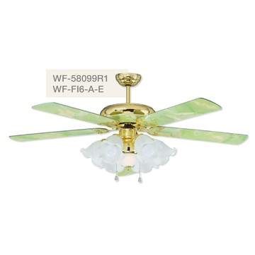 60" 青玉石鐵葉架吊扇 C05-WF-58099R1 FI6-A-E