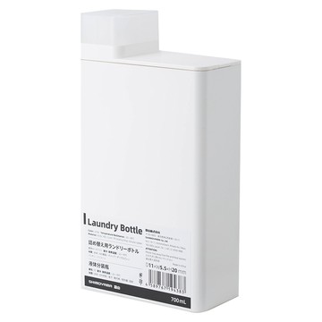 SHIMOYAMA ABS可計量密封洗衣精 柔軟精分裝瓶  5.5 x 11 x 20cm  1個