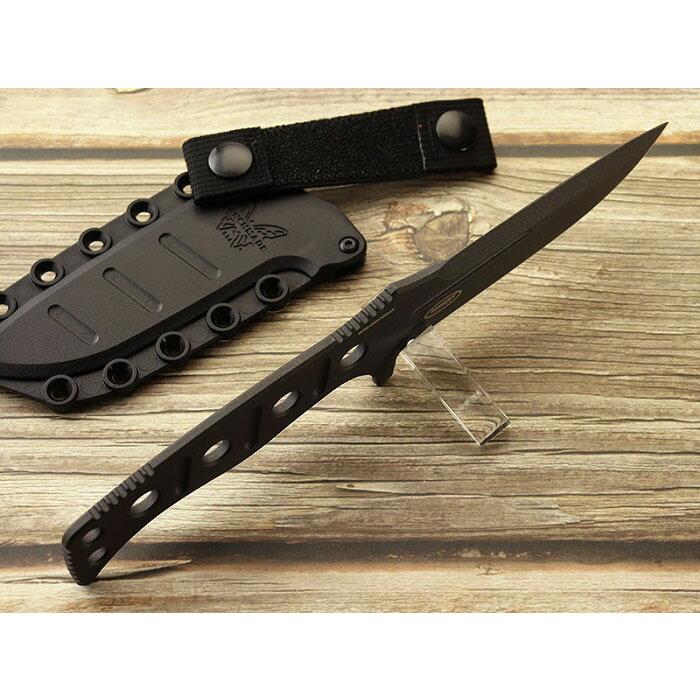 ベンチメイド 375BK-1 フィクスド アダマス ブラック シースナイフ ,BENCHMADE Fixed Adamas Black coating 日本正規品