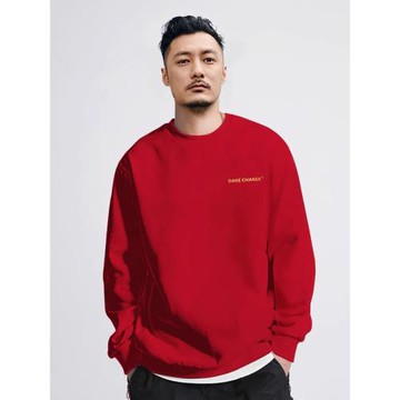 2026馬年本命年紅色衛衣男士秋冬款加絨加厚衣服潮牌寬松情侶上衣