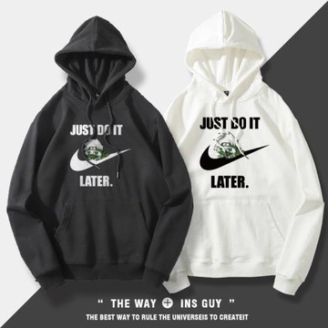 卡通動漫動漫聯名連帽衛衣男寬松百搭ins潮牌日系上衣外套