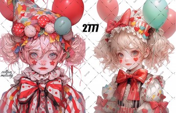 original sticker no.2777 人物貼紙 原創貼紙 原創人物貼紙 裝飾貼紙 cotton melody