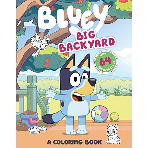 Bluey: Big Backyard: A Coloring Book 