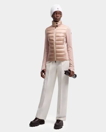 MONCLER 拼接立領外套 - M