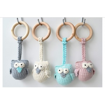 波蘭 maylily 迷你貓頭鷹固齒器(灰/粉/藍)