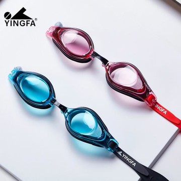 yingfa英發近視游泳鏡防水防霧高清男女新款大框專業泳鏡潛水眼鏡