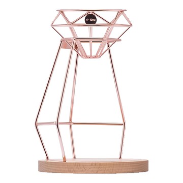 A-IDIO 阿迪優 鑽石手沖架 金屬實木結合  1個