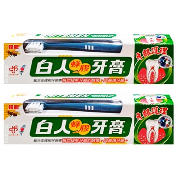 T.KI 白人 蜂膠牙膏  130g  2組