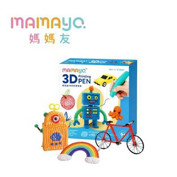 媽媽友mamayo 3D列印筆套組-標準10色組