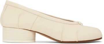 Maison Margiela 灰白色 Tabi New Ballerina 低跟鞋