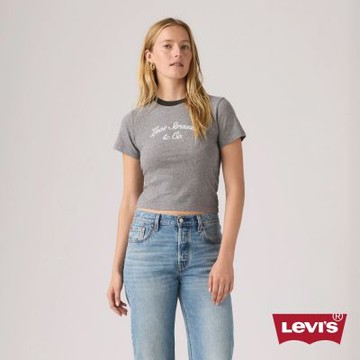 Levi s 運動短袖Tee / 設計印花 /220G厚磅 女生上衣 人氣新品