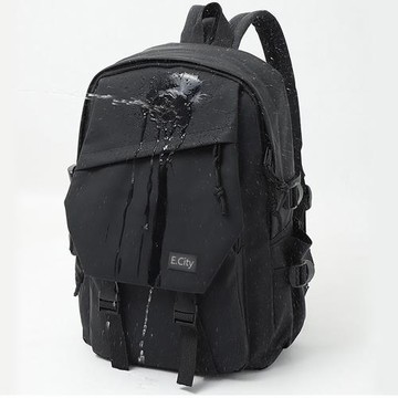 E.City_日系大容量多隔袋防潑水休閒背包