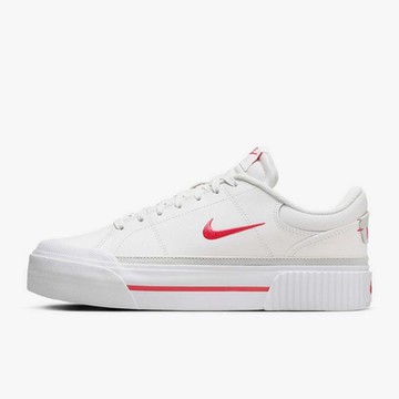 NIKE WMNS COURT LEGACY LIFT 女休閒運動鞋-白粉-FV5526102