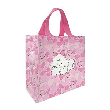 Sunny Bag x WDOG汪來汪趣 - 小方形防水購物袋 - 貴賓的甜蜜午茶