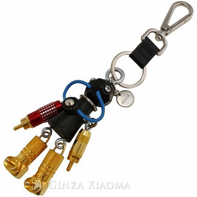 Prada プラダ ロボット キーホルダー バッグチャーム キーリング ブラック 黒 中古 通販 Lineポイント最大0 5 Get Lineショッピング