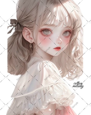 original sticker no.582 人物貼紙 原創貼紙 人物貼紙 女孩貼紙 原創人物貼紙