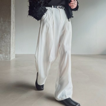 【Metanoia】🇰🇷韓製  後鬆緊落地西裝褲