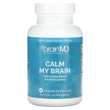 BrainMD, Calm My Brain，90 粒全素膠囊
