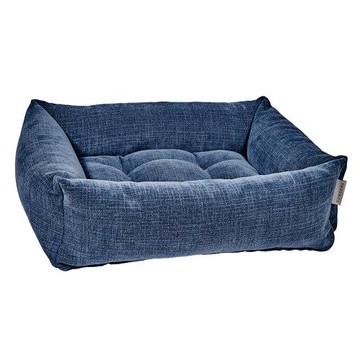BOWSERS 富蘭方枕極適寵物床 沉穩靛藍-S (睡墊 睡床 手工製作)