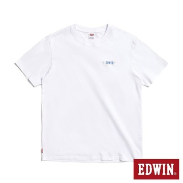 EDWIN 男裝 夏日印花短袖T恤 (白色)