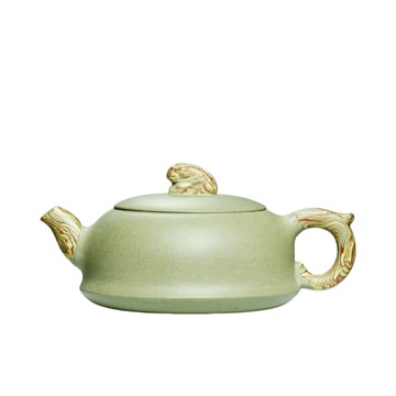 泡茶壺 茶壺 紫砂壺 泡茶壺 單壺 茶具 家用茶壺 辦公室茶壺 公司茶壺 豆青砂茶壺 高級感茶壺 禮物 送禮 280ml