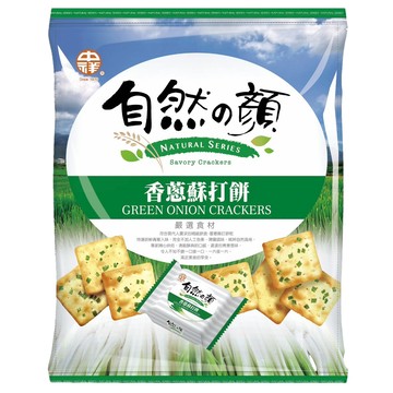 [箱購]中祥自然之顏 鮮蔥蘇打餅464g克 x 8Bag袋