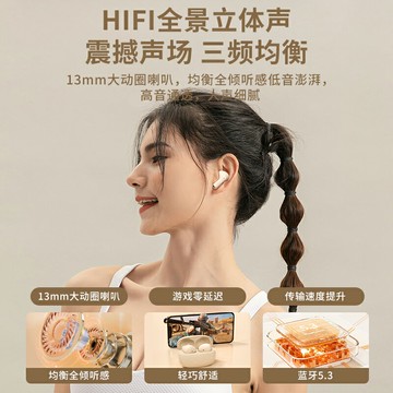 2024新款真耳機半入耳式降噪原裝正品高音質