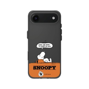 iPhone Air Clear (相機按鈕) 酷墨灰 - 史努比 Snoopy 75th Anniversary - 75週年-休息一下