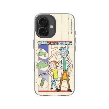 iPhone 16 Clear Case（相機按鈕） 透明 - 瑞克和莫蒂 Rick and Morty - 瑞克和莫蒂-最堅強的船員