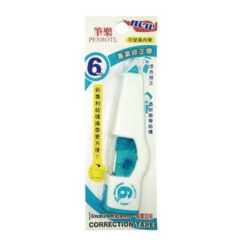 筆樂PENROTE修正帶/TA058/藍色/6mmx4.2M